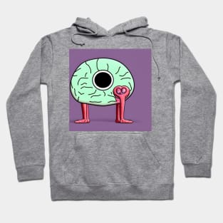 Funny brain with legs Hoodie